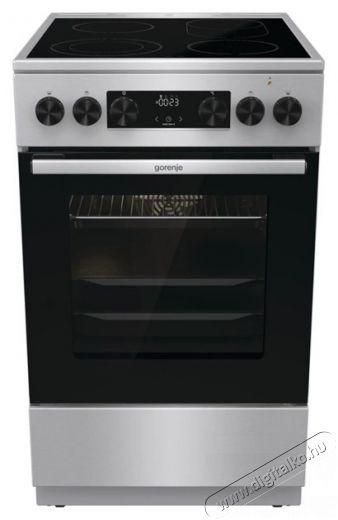 Gorenje GECS5C70XA Elektromos tűzhely Konyhai term&eacute;kek - S&uuml;tő-főzőlap, tűzhely (szabadon&aacute;ll&oacute;) - Elektromos tűzhely (szabadon&aacute;ll&oacute;) - 400178