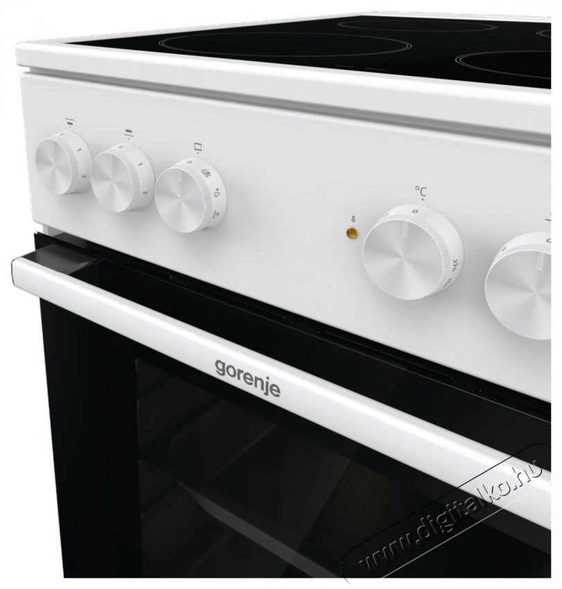Gorenje GEC5A41WG Elektromos tűzhely Konyhai term&eacute;kek - S&uuml;tő-főzőlap, tűzhely (szabadon&aacute;ll&oacute;) - Elektromos tűzhely (szabadon&aacute;ll&oacute;) - 400173