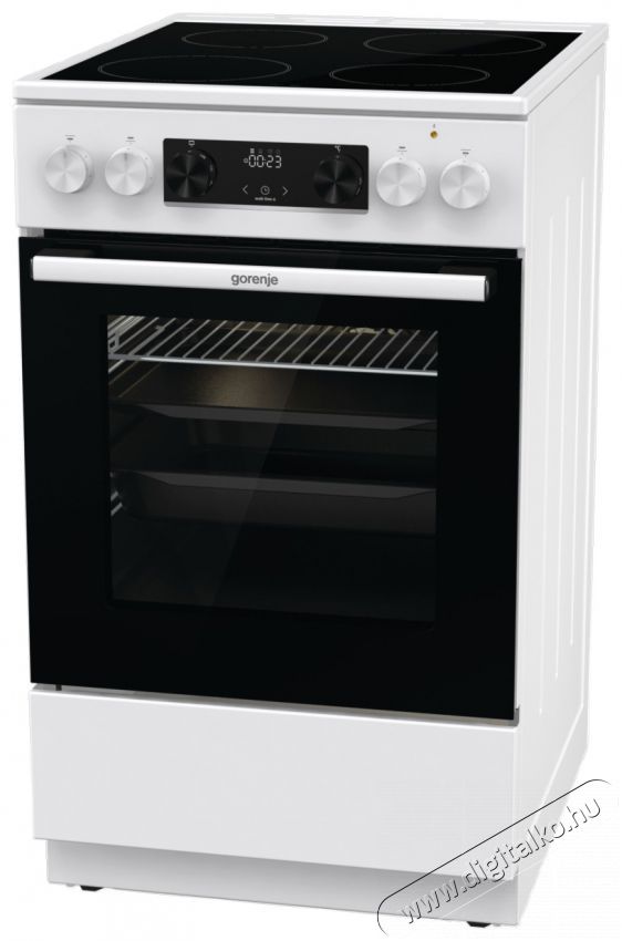 Gorenje GEC5C42WG Elektromos tűzhely Konyhai term&eacute;kek - S&uuml;tő-főzőlap, tűzhely (szabadon&aacute;ll&oacute;) - Elektromos tűzhely (szabadon&aacute;ll&oacute;) - 400175