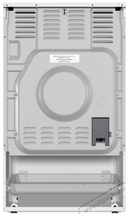 Gorenje GEC5C42WG Elektromos tűzhely Konyhai term&eacute;kek - S&uuml;tő-főzőlap, tűzhely (szabadon&aacute;ll&oacute;) - Elektromos tűzhely (szabadon&aacute;ll&oacute;) - 400175
