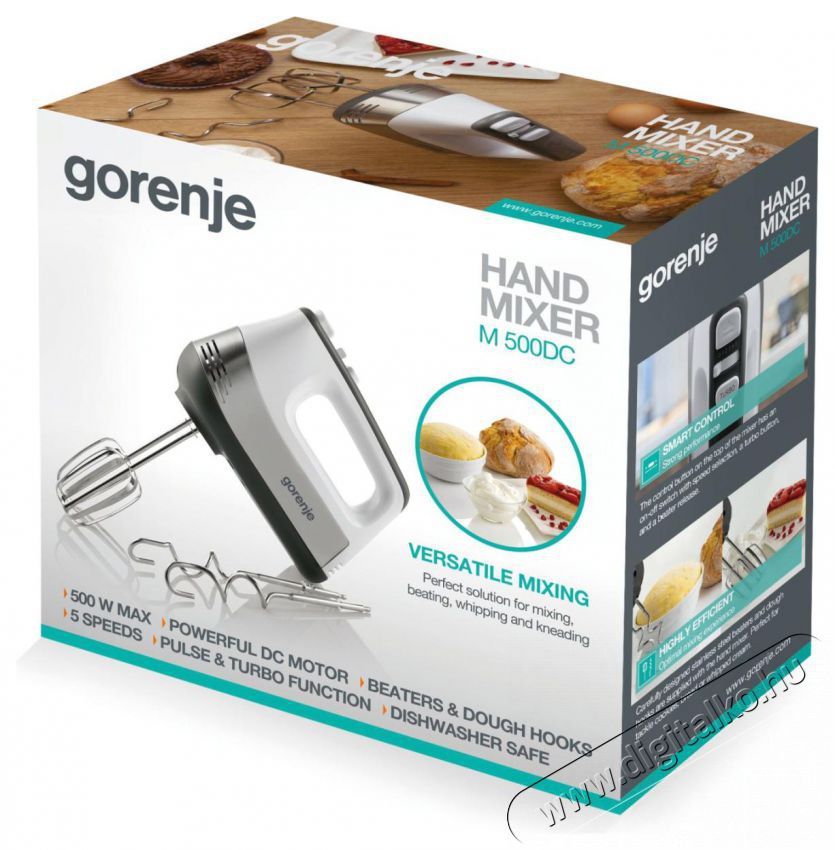 Gorenje M500DC K&eacute;zi mixer Konyhai term&eacute;kek - Konyhai kisg&eacute;p (elők&eacute;sz&iacute;t&eacute;s / feldolgoz&aacute;s) - K&eacute;zi mixer - 400211
