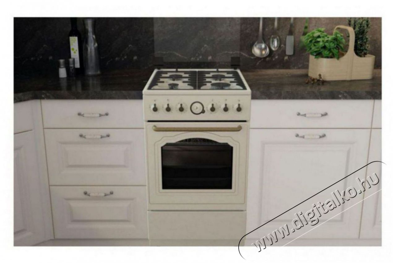Gorenje GKS5C71CLI Kombin&aacute;lt tűzhely Konyhai term&eacute;kek - S&uuml;tő-főzőlap, tűzhely (szabadon&aacute;ll&oacute;) - Kombin&aacute;lt tűzhely (szabadon&aacute;ll&oacute;) - 400196