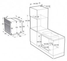 Gorenje  BSA6747DGWI be&eacute;p&iacute;thető s&uuml;tő Konyhai term&eacute;kek - S&uuml;tő-főzőlap, tűzhely (be&eacute;p&iacute;thető) - S&uuml;tő (be&eacute;p&iacute;thető) - 494294