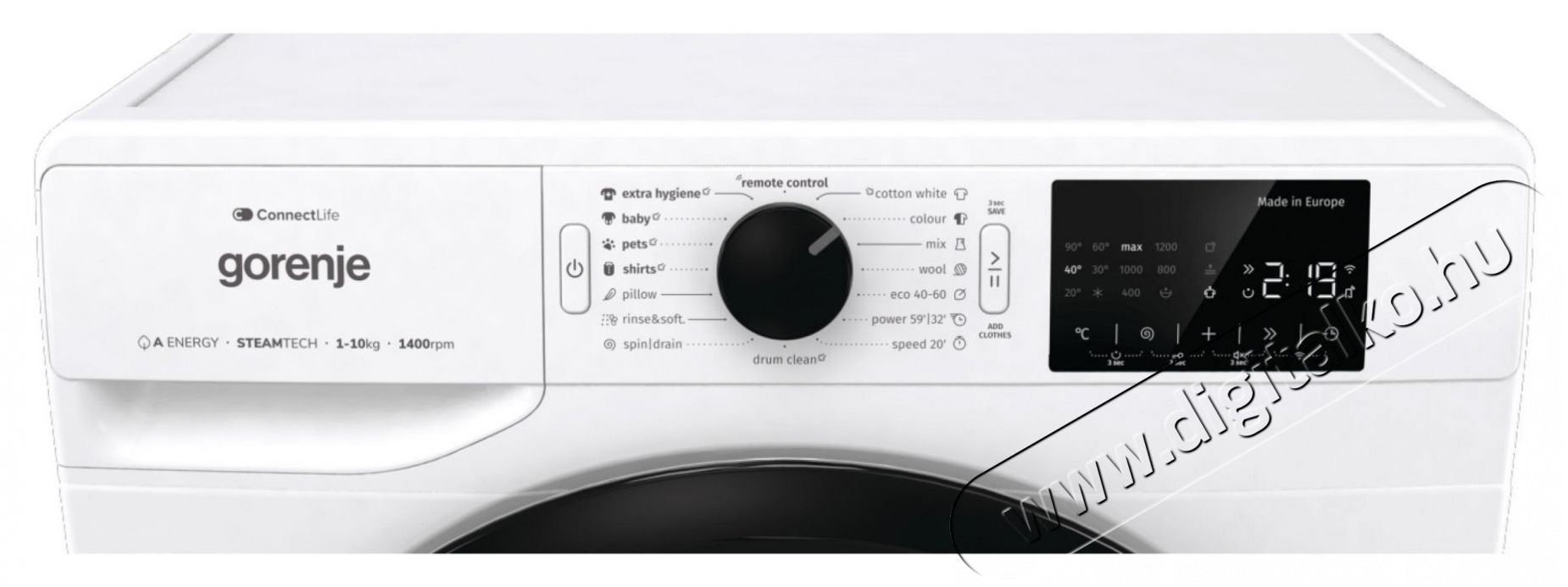 Gorenje WPNEI14A2SWIFI H&aacute;ztart&aacute;s / Otthon / K&uuml;lt&eacute;r - Mos&oacute;g&eacute;p / sz&aacute;r&iacute;t&oacute;g&eacute;p - El&ouml;lt&ouml;ltős norm&aacute;l (60cm-ig) mos&oacute;g&eacute;p - 499719