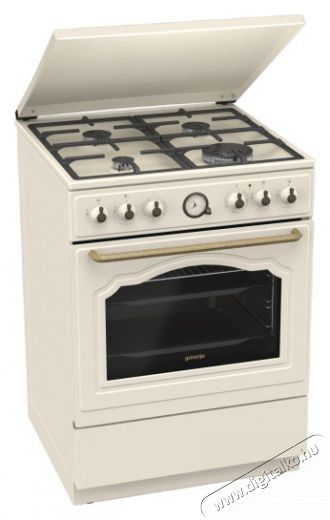 Gorenje GKS6C71CLI kombin&aacute;lt g&aacute;ztűzhely Konyhai term&eacute;kek - S&uuml;tő-főzőlap, tűzhely (szabadon&aacute;ll&oacute;) - Kombin&aacute;lt tűzhely (szabadon&aacute;ll&oacute;) - 502736