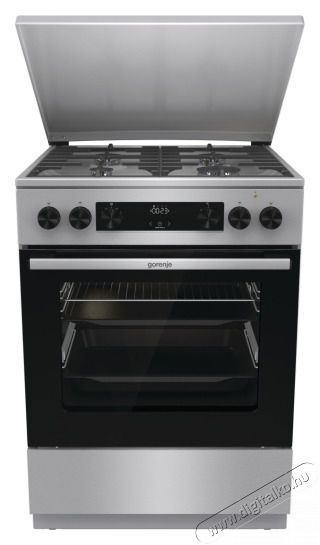 Gorenje GKS6C71XF kombin&aacute;lt g&aacute;ztűzhely Konyhai term&eacute;kek - S&uuml;tő-főzőlap, tűzhely (szabadon&aacute;ll&oacute;) - Kombin&aacute;lt tűzhely (szabadon&aacute;ll&oacute;) - 502737