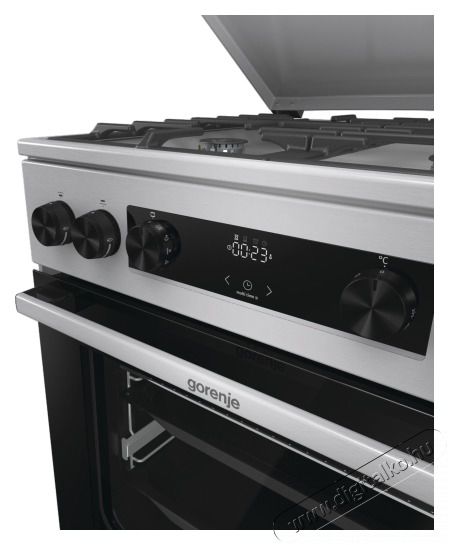 Gorenje GKS6C71XF kombin&aacute;lt g&aacute;ztűzhely Konyhai term&eacute;kek - S&uuml;tő-főzőlap, tűzhely (szabadon&aacute;ll&oacute;) - Kombin&aacute;lt tűzhely (szabadon&aacute;ll&oacute;) - 502737