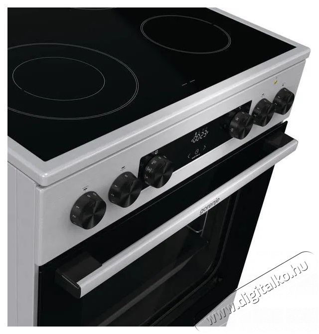 Gorenje GECS6C70XC Konyhai term&eacute;kek - S&uuml;tő-főzőlap, tűzhely (szabadon&aacute;ll&oacute;) - Elektromos tűzhely (szabadon&aacute;ll&oacute;) - 504413