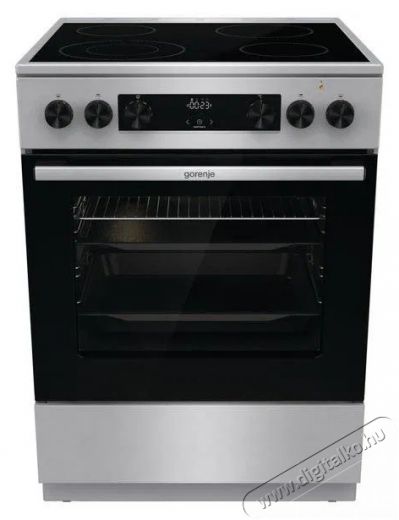 Gorenje GECS6C70XC Konyhai term&eacute;kek - S&uuml;tő-főzőlap, tűzhely (szabadon&aacute;ll&oacute;) - Elektromos tűzhely (szabadon&aacute;ll&oacute;) - 504413
