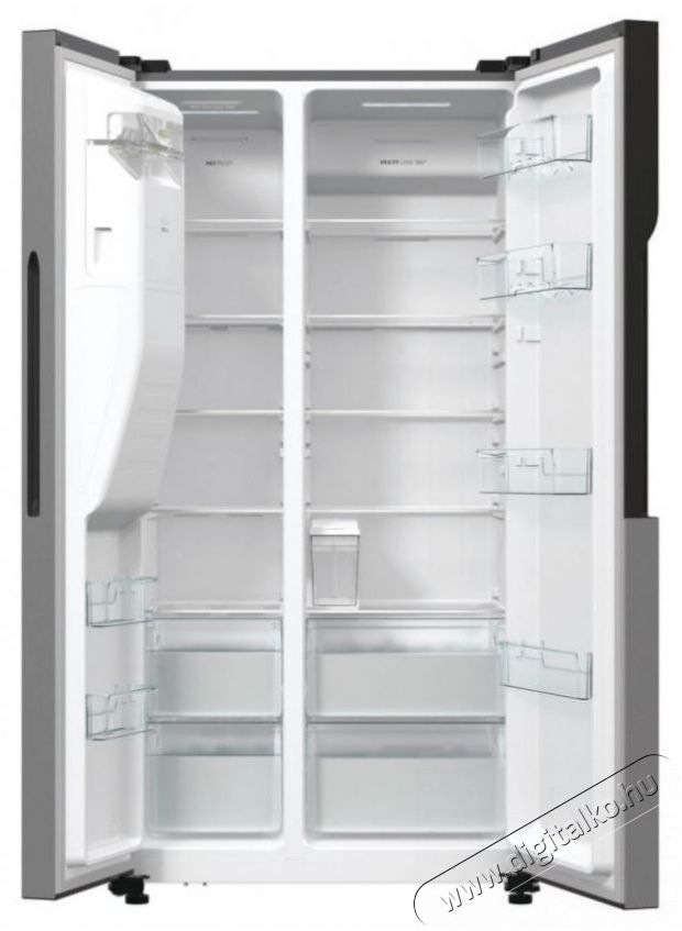 Gorenje NRR9185ESXL Konyhai term&eacute;kek - Hűtő, fagyaszt&oacute; (szabadon&aacute;ll&oacute;) - Amerikai t&iacute;pus&uacute; Side By Side hűtő - 504430