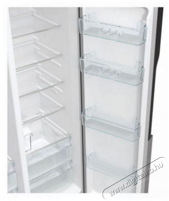 Gorenje NRR9185ESXL Konyhai term&eacute;kek - Hűtő, fagyaszt&oacute; (szabadon&aacute;ll&oacute;) - Amerikai t&iacute;pus&uacute; Side By Side hűtő - 504430