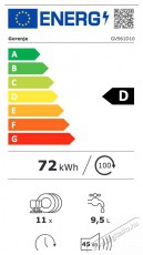 Gorenje GV561D10 mosogat&oacute;g&eacute;p Konyhai term&eacute;kek - Mosogat&oacute;g&eacute;p - Keskeny (45cm-ig) be&eacute;p&iacute;thető mosogat&oacute;g&eacute;p - 364190