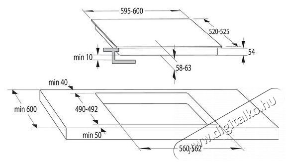 Gorenje GI621FMC FŐZŐLAP BE&Eacute;P&Iacute;THETŐ INDUKCI&Oacute;S Konyhai term&eacute;kek - S&uuml;tő-főzőlap, tűzhely (be&eacute;p&iacute;thető) - Indukci&oacute;s főzőlap (be&eacute;p&iacute;thető) - 505371