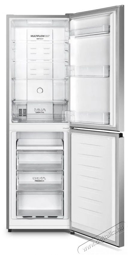 Gorenje NRK418DCS4 sz&uuml;rke, alulfagyaszt&oacute;s, Hűtő:171L, Fagyaszt&oacute;:85L, No frost hűtőszekr&eacute;ny (&Uacute;jszerű) Konyhai term&eacute;kek - Hűtő, fagyaszt&oacute; (szabadon&aacute;ll&oacute;) - Alulfagyaszt&oacute;s kombin&aacute;lt hűtő - 513801