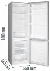 Gorenje RK418DPS4I Alulfagyaszt&oacute;s hűtő Konyhai term&eacute;kek - Hűtő, fagyaszt&oacute; (szabadon&aacute;ll&oacute;) - Alulfagyaszt&oacute;s kombin&aacute;lt hűtő - 532883