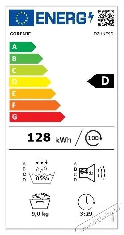 Gorenje D2HNE9D - Sz&aacute;r&iacute;t&oacute;g&eacute;p H&aacute;ztart&aacute;s / Otthon / K&uuml;lt&eacute;r - Mos&oacute;g&eacute;p / sz&aacute;r&iacute;t&oacute;g&eacute;p - Sz&aacute;r&iacute;t&oacute;g&eacute;p - 531531