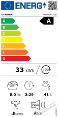 Gorenje WG484A31B UltraClean Mos&oacute;g&eacute;p H&aacute;ztart&aacute;s / Otthon / K&uuml;lt&eacute;r - Mos&oacute;g&eacute;p / sz&aacute;r&iacute;t&oacute;g&eacute;p - El&ouml;lt&ouml;ltős norm&aacute;l (60cm-ig) mos&oacute;g&eacute;p - 537675