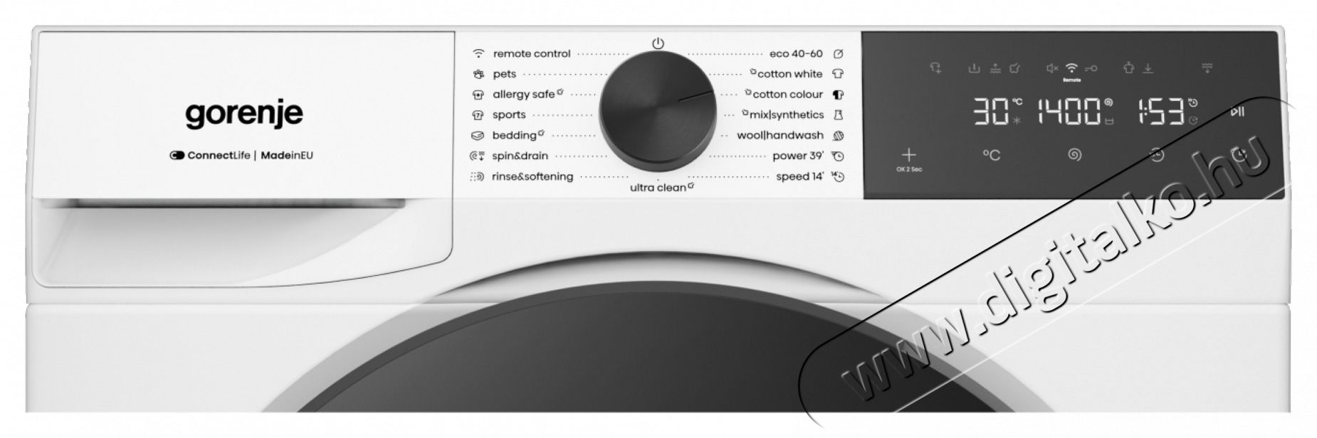 Gorenje WG484A31 el&ouml;lt&ouml;ltős mos&oacute;g&eacute;p H&aacute;ztart&aacute;s / Otthon / K&uuml;lt&eacute;r - Mos&oacute;g&eacute;p / sz&aacute;r&iacute;t&oacute;g&eacute;p - El&ouml;lt&ouml;ltős norm&aacute;l (60cm-ig) mos&oacute;g&eacute;p - 538348