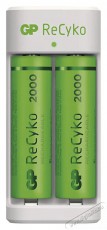 GP Batteries GP Eco E211 Akkutöltő + 2×AA GP ReCyko 2000 Akkuk és töltők - Li-ion akkumulátor és töltő (utángyártott) - Töltő - 416718