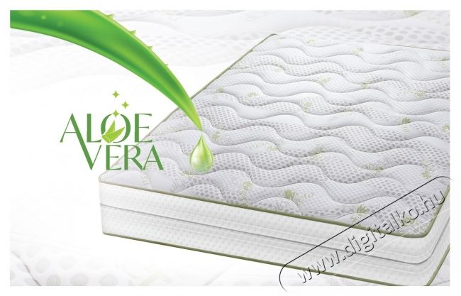 Green Future Aloe Vera Dual Comfort Ortop&eacute;d matrac, 160x200x25 cm, poliuret&aacute;n mem&oacute;riahab 4 cm, 7 komfortz&oacute;na, hipoallerg&eacute;n, megford&iacute;that&oacute;, k&ouml;zepes kem&eacute;nys&eacute;gű Sz&eacute;ps&eacute;g&aacute;pol&aacute;s / Eg&eacute;szs&eacute;g - Egy&eacute;b sz&eacute;ps&eacute;g / eg&eacute;szs&eacute;g term&eacute;k - 536626