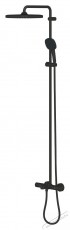 Grohe Zuhanyrendszer, Grohe Tempesta Cube 250 266912431, L&aacute;that&oacute;, K&aacute;dcsaptelep, Termoszt&aacute;t, 250 mm, 1 funkci&oacute;s, Matt, Fekete H&aacute;ztart&aacute;s / Otthon / K&uuml;lt&eacute;r - F&uuml;rdőszoba / wc - Zuhanyz&oacute; polcrendszer - 536629
