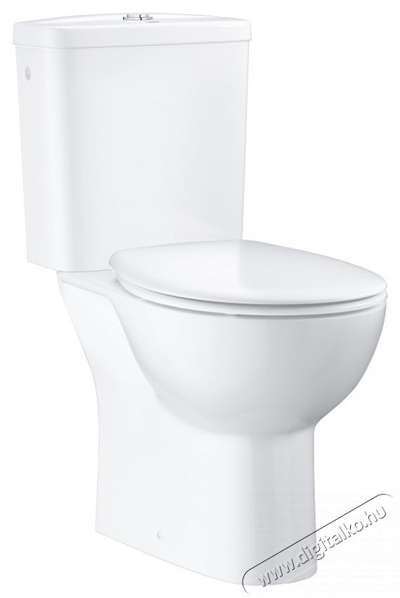 Grohe Bau ker&aacute;mia WC k&eacute;szlet 39496000, padl&oacute;n &aacute;ll&oacute;, v&iacute;zszintes kimenet, SoftClose, Perem n&eacute;lk&uuml;li, feh&eacute;r H&aacute;ztart&aacute;s / Otthon / K&uuml;lt&eacute;r - F&uuml;rdőszoba / wc - Kieg&eacute;sz&iacute;tő - 536647