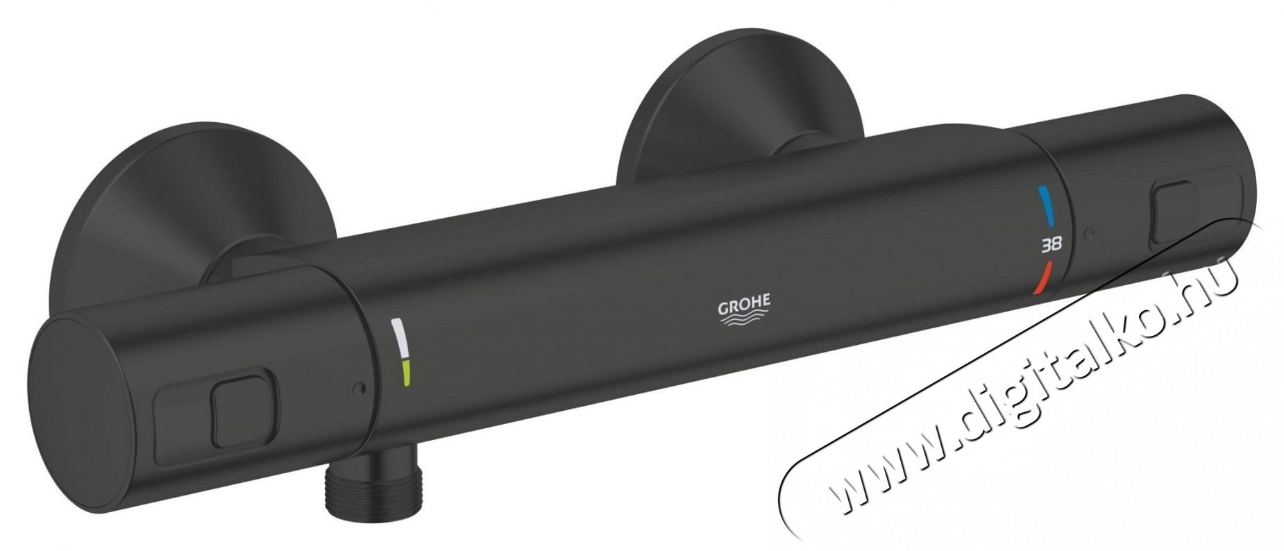 Grohe Precision Start 345942430 zuhany csaptelep, 1/2 , termoszt&aacute;t, v&eacute;delem, matt, fekete H&aacute;ztart&aacute;s / Otthon / K&uuml;lt&eacute;r - F&uuml;rdőszoba / wc - Kieg&eacute;sz&iacute;tő - 536661