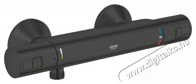 Grohe Precision Start 345942430 zuhany csaptelep, 1/2 , termoszt&aacute;t, v&eacute;delem, matt, fekete H&aacute;ztart&aacute;s / Otthon / K&uuml;lt&eacute;r - F&uuml;rdőszoba / wc - Kieg&eacute;sz&iacute;tő - 536661