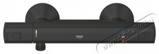 Grohe Precision Start 345942430 zuhany csaptelep, 1/2 , termoszt&aacute;t, v&eacute;delem, matt, fekete H&aacute;ztart&aacute;s / Otthon / K&uuml;lt&eacute;r - F&uuml;rdőszoba / wc - Kieg&eacute;sz&iacute;tő - 536661