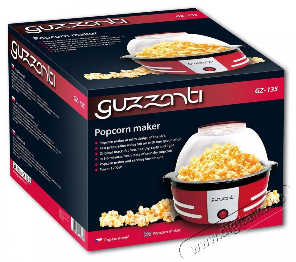 Guzzanti GZ 135 Konyhai term&eacute;kek - Konyhai kisg&eacute;p (s&uuml;t&eacute;s / főz&eacute;s / hűt&eacute;s / &eacute;telk&eacute;sz&iacute;t&eacute;s) - Konyhai k&uuml;l&ouml;nlegess&eacute;g - 522883