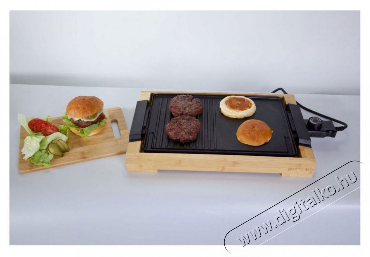 Guzzanti GZ 341 Elektromos Grill Konyhai term&eacute;kek - Konyhai kisg&eacute;p (s&uuml;t&eacute;s / főz&eacute;s / hűt&eacute;s / &eacute;telk&eacute;sz&iacute;t&eacute;s) - Kontakt grill s&uuml;tő / s&uuml;tőlap - 522876