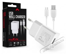 HAFFNER TF-0126 2,1A microUSB feh&eacute;r h&aacute;l&oacute;zati t&ouml;ltő Mobil / Kommunik&aacute;ci&oacute; / Smart - Mobiltelefon kieg&eacute;sz&iacute;tő / tok - H&aacute;l&oacute;zati-, aut&oacute;s t&ouml;ltő - 414228