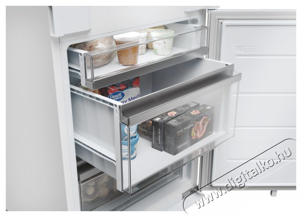 Haier HBW7519C be&eacute;p&iacute;thető alulfagyaszt&oacute;s hűtőszekr&eacute;ny Konyhai term&eacute;kek - Hűtő, fagyaszt&oacute; (be&eacute;p&iacute;thető) - Alulfagyaszt&oacute;s kombin&aacute;lt hűtő - 501643