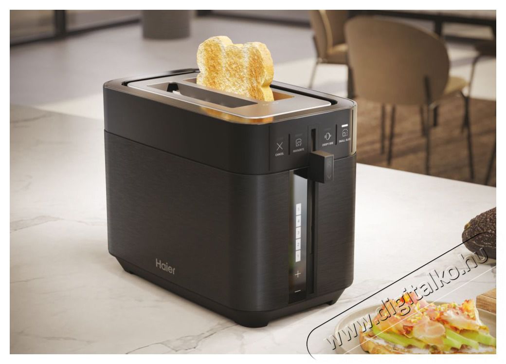 Haier HTO5A3 011 fekete 2 szeletes keny&eacute;rpir&iacute;t&oacute; Konyhai term&eacute;kek - Konyhai kisg&eacute;p (s&uuml;t&eacute;s / főz&eacute;s / hűt&eacute;s / &eacute;telk&eacute;sz&iacute;t&eacute;s) - Keny&eacute;rpir&iacute;t&oacute; - 502367