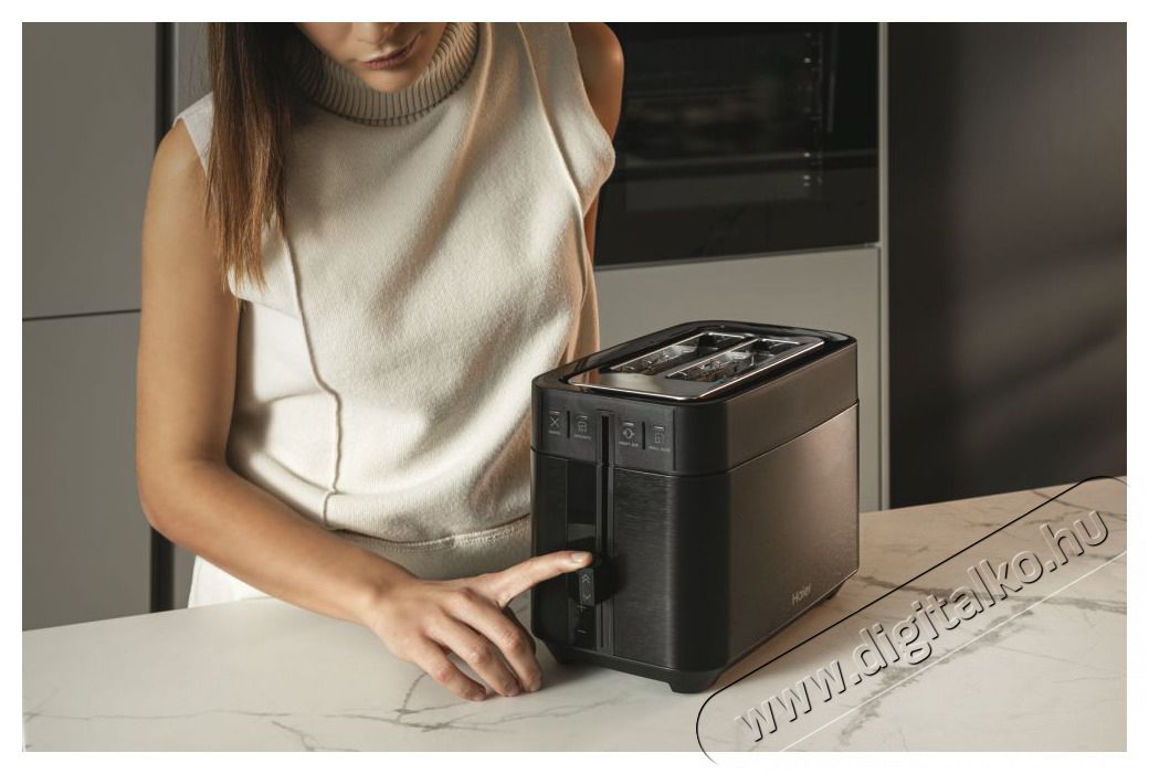 Haier HTO5A3 011 fekete 2 szeletes keny&eacute;rpir&iacute;t&oacute; Konyhai term&eacute;kek - Konyhai kisg&eacute;p (s&uuml;t&eacute;s / főz&eacute;s / hűt&eacute;s / &eacute;telk&eacute;sz&iacute;t&eacute;s) - Keny&eacute;rpir&iacute;t&oacute; - 502367
