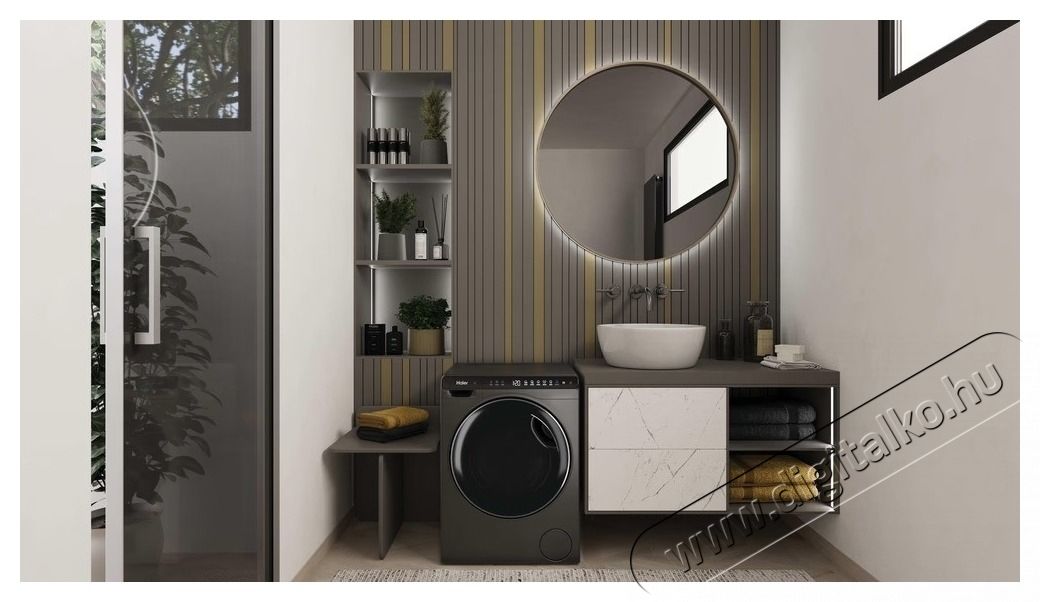 Haier HW50-BP12307GU1S mini mos&oacute;g&eacute;p H&aacute;ztart&aacute;s / Otthon / K&uuml;lt&eacute;r - Mos&oacute;g&eacute;p / sz&aacute;r&iacute;t&oacute;g&eacute;p - El&ouml;lt&ouml;ltős norm&aacute;l (60cm-ig) mos&oacute;g&eacute;p - 535878