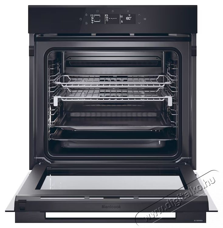 Haier H6 ID46G5HTB Be&eacute;p&iacute;thető s&uuml;tő, Elektromos, 78 l, Wi-Fi, Aqua Activa/Hydro Egyszerű tiszt&iacute;t&aacute;s, Softclose Softopen, Click Clean, A++ energiaoszt&aacute;ly, Fekete Konyhai term&eacute;kek - S&uuml;tő-főzőlap, tűzhely (be&eacute;p&iacute;thető) - S&uuml;tő (be&eacute;p&iacute;thető) - 537847