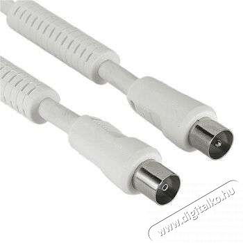 Hama Antennak&aacute;bel 90dB 3m, feh&eacute;r - 43569 Tv kieg&eacute;sz&iacute;tők - K&aacute;bel / csatlakoz&oacute; - Koax antenna k&aacute;bel - 288222