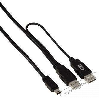 Hama Mini usb Y k&aacute;bel, 1m - 39748 Fot&oacute;-Vide&oacute; kieg&eacute;sz&iacute;tők - K&aacute;bel - USB k&aacute;bel - 279323