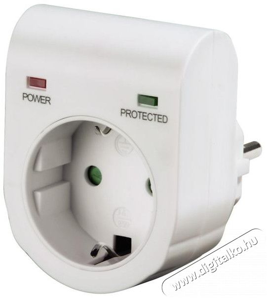 Hama h&aacute;l&oacute;zati t&uacute;lfesz&uuml;lts&eacute;g v&eacute;dő adapter (47771) - feh&eacute;r H&aacute;ztart&aacute;s / Otthon / K&uuml;lt&eacute;r - Vil&aacute;g&iacute;t&aacute;s / elektromoss&aacute;g - H&aacute;l&oacute;zati eloszt&oacute; / hosszabb&iacute;t&oacute; / adapter - 315366