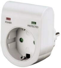 Hama hálózati túlfeszültség védő adapter (47771) - fehér Háztartás / Otthon / Kültér - Világítás / elektromosság - Hálózati elosztó / hosszabbító / adapter - 315366