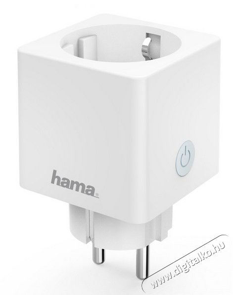 Hama Wifis konnektor fogyaszt&aacute;sm&eacute;rővel - 176575 H&aacute;ztart&aacute;s / Otthon / K&uuml;lt&eacute;r - Okos otthon - Okos konnektor - 364501