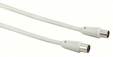 Hama Antennakábel 75dB 7,5m, fehér - 42964 Tv kiegészítők - Kábel / csatlakozó - Koax antenna kábel - 293659