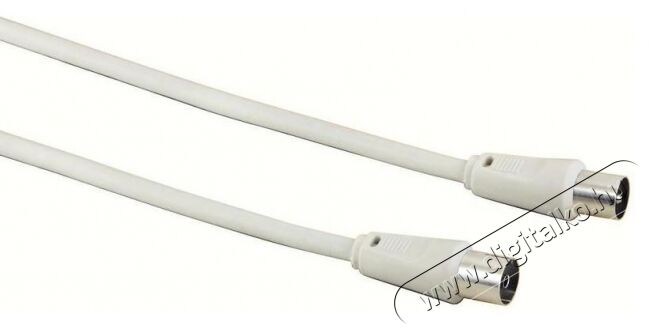 Hama Antennak&aacute;bel 75dB 7,5m, feh&eacute;r - 42964 Tv kieg&eacute;sz&iacute;tők - K&aacute;bel / csatlakoz&oacute; - Koax antenna k&aacute;bel - 293659