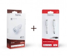 Hama autós gyorstöltő szett Apple készülékekhez - 183341 Mobil / Kommunikáció / Smart - Mobiltelefon kiegészítő / tok - Hálózati-, autós töltő - 348854