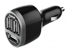 Hama autós tripla USB töltő (173603) Mobil / Kommunikáció / Smart - Mobiltelefon kiegészítő / tok - Hálózati-, autós töltő - 339113