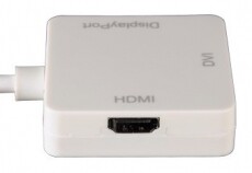 Hama 3 in 1 DVI/DP/DHM &aacute;talak&iacute;t&oacute; - 53245 Tv kieg&eacute;sz&iacute;tők - K&aacute;bel / csatlakoz&oacute; - Mini DisplayPort k&aacute;bel - 286945