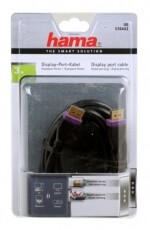 Hama TL DISPLAYPORT K&Aacute;BEL 3M Tv kieg&eacute;sz&iacute;tők - K&aacute;bel / csatlakoz&oacute; - Mini DisplayPort k&aacute;bel - 286942