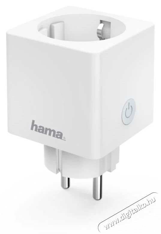 Hama okos wifi mini konnektor, 3.680W, 16A (176573) H&aacute;ztart&aacute;s / Otthon / K&uuml;lt&eacute;r - Okos otthon - Okos konnektor - 373139