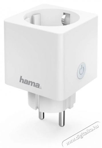 Hama okos wifi mini konnektor, 3.680W, 16A (176573) H&aacute;ztart&aacute;s / Otthon / K&uuml;lt&eacute;r - Okos otthon - Okos konnektor - 373139